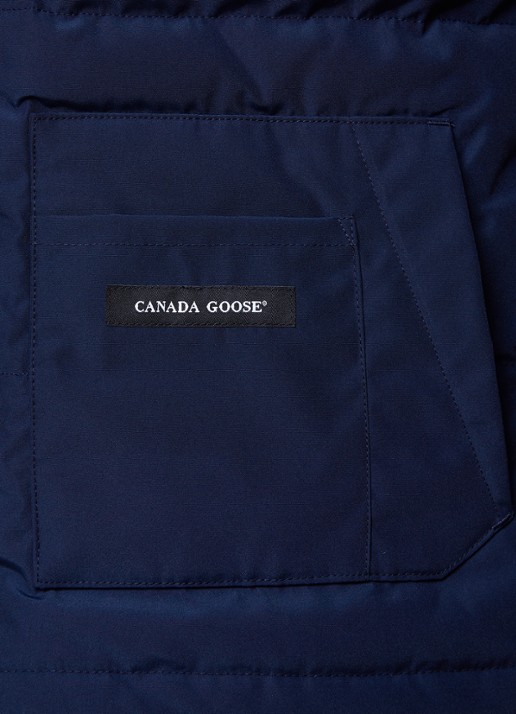 Canada Goose Freestyle gewatteerde bodywarmer met donsvulling en steekzakken - detail 4 donkerblauw