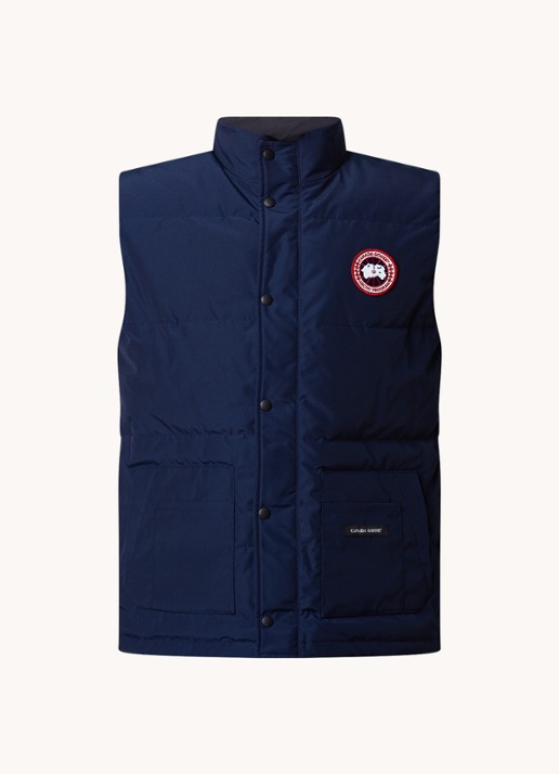 Canada Goose Freestyle gewatteerde bodywarmer met donsvulling en steekzakken - voorkant 5 donkerblauw