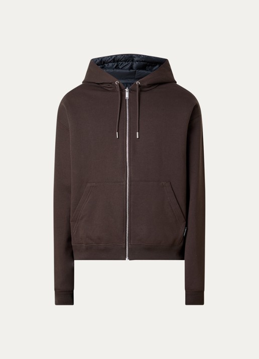 Canada Goose Fuse reversible jack met donsvulling en capuchon - voorkant 5 bruin