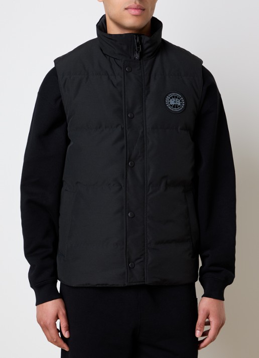 Canada Goose Garson bodywarmer met logo - detail zwart