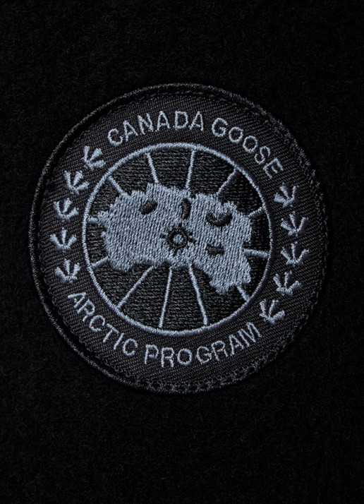 Canada Goose Hudson bomberjack in wolblend met steekzakken - detail 5 zwart