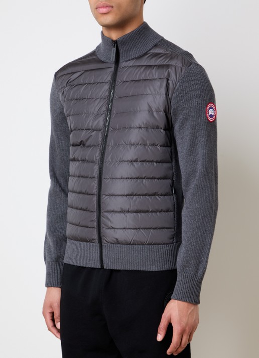 Canada Goose Hybridge jack in wolblend met donsvulling