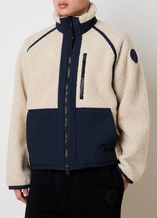 Canada Goose Jack van teddy in wolblend met steekzakken