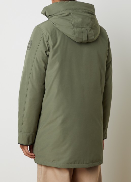 Canada Goose Langford gewatteerde parka met donsvulling - achterkant 4 mosgroen