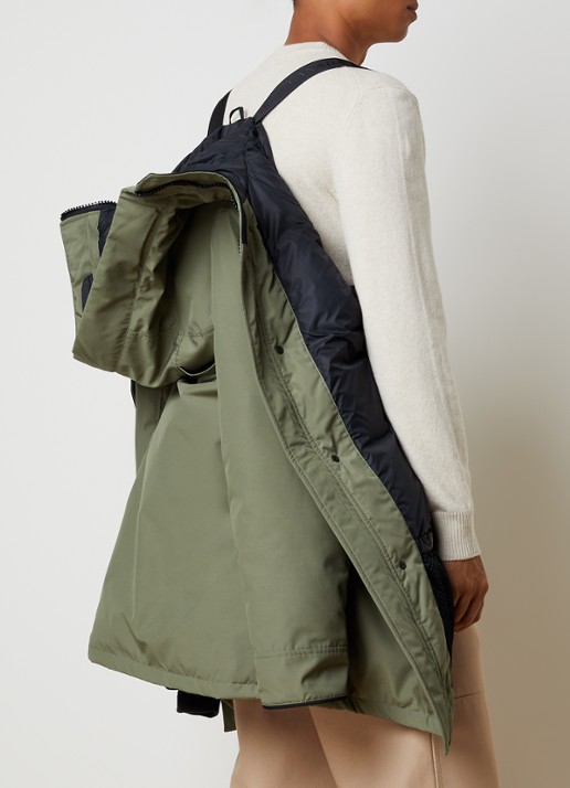 Canada Goose Langford gewatteerde parka met donsvulling - detail 2 mosgroen