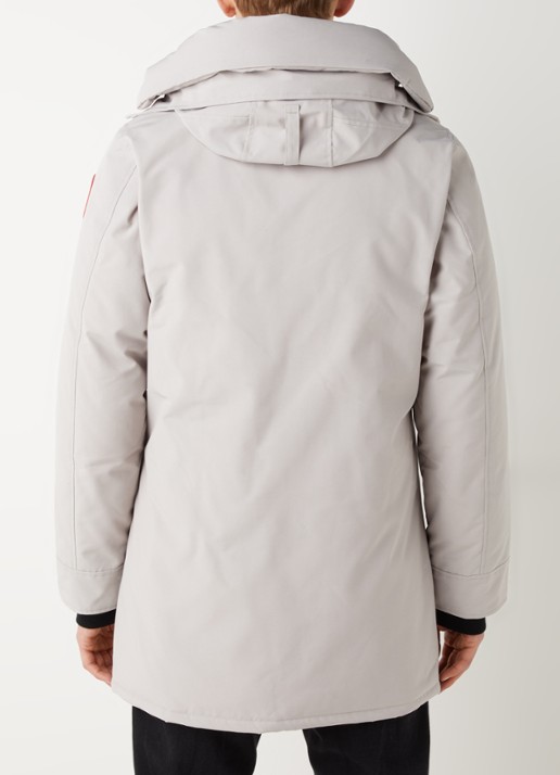 Canada Goose Langford gewatteerde parka met donsvulling - achterkant 5 lichtgrijs