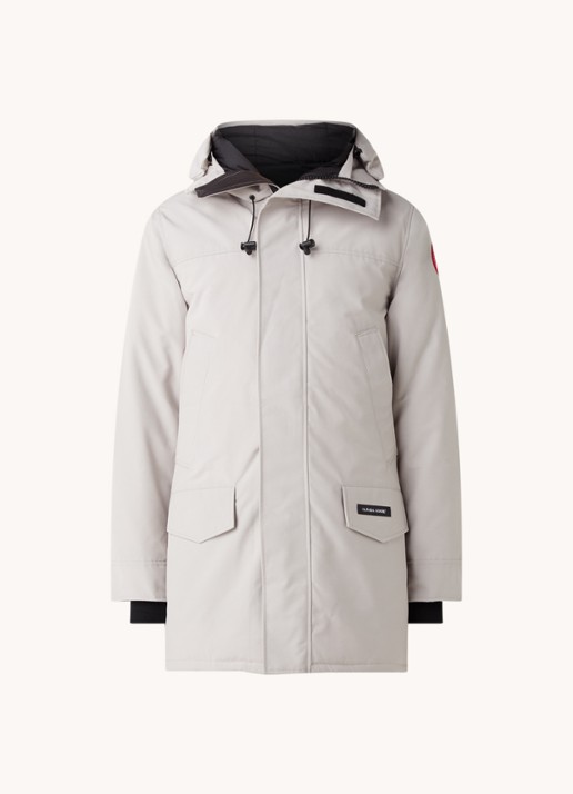 Canada Goose Langford gewatteerde parka met donsvulling - voorkant 3 lichtgrijs