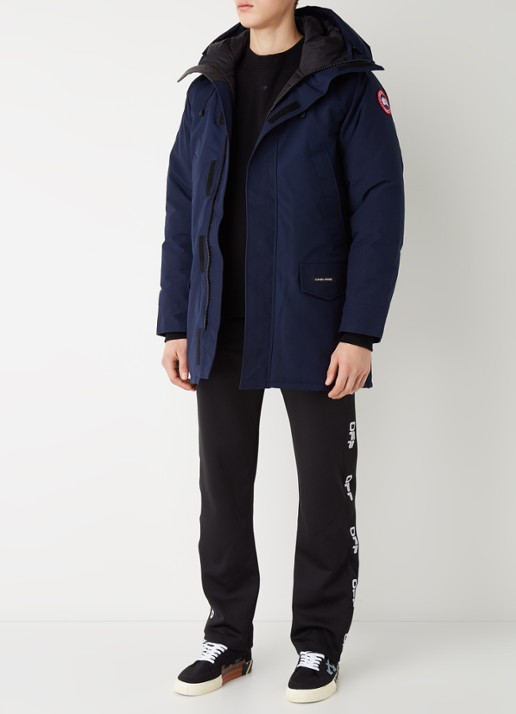 Canada Goose Langford gewatteerde parka met donsvulling - voorkant 3 donkerblauw