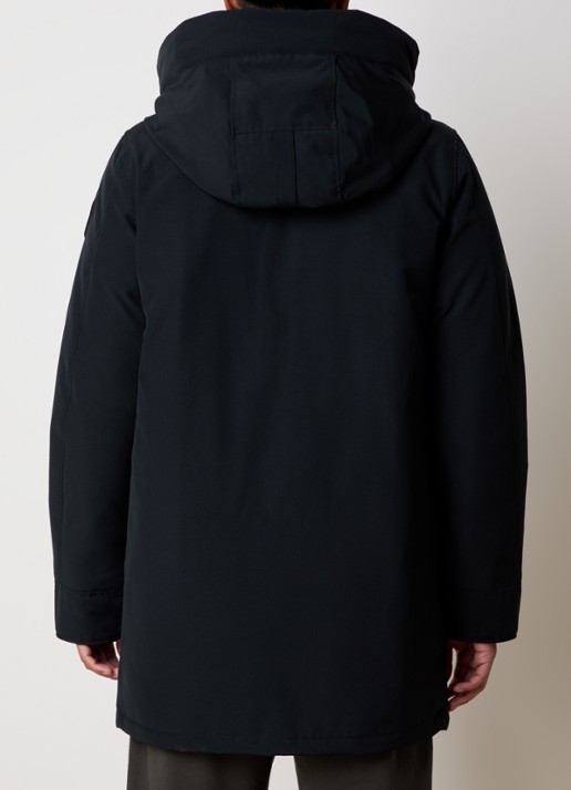 Canada Goose Langford parka met donsvulling en logo - achterkant 3 zwart