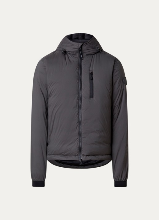 Canada Goose lodge gewatteerd jack met donsvulling - voorkant 5 grijs