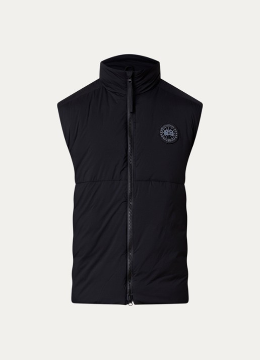 Canada Goose Lodge gewatteerde bodywarmer met ritszakken - voorkant zwart