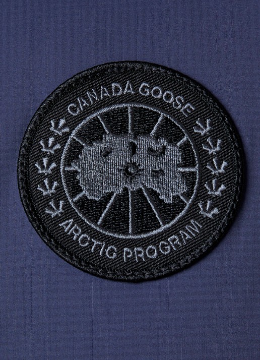 Canada Goose Lodge gewatteerde bodywarmer met ritszakken - detail 3 staalblauw
