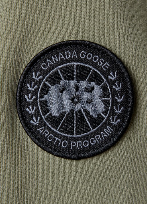 Canada Goose Loon sweater met logo - detail 4 lindegroen