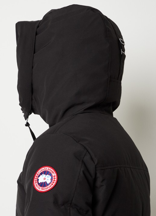 Canada Goose MacMillan gewatteerde parka met donsvulling en capuchon - detail 2 zwart