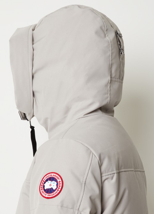 Canada Goose MacMillan gewatteerde parka met donsvulling en capuchon - detail 3 zand