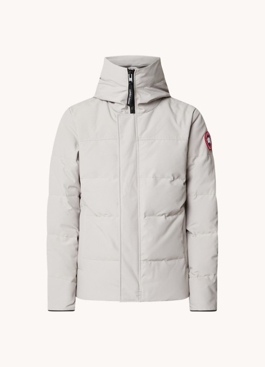 Canada Goose MacMillan gewatteerde parka met donsvulling en capuchon - voorkant 5 zand