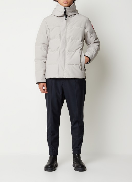 Canada Goose MacMillan gewatteerde parka met donsvulling en capuchon - voorkant 6 zand