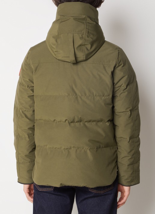 Canada Goose MacMillan gewatteerde parka met donsvulling en capuchon - achterkant 7 mosgroen