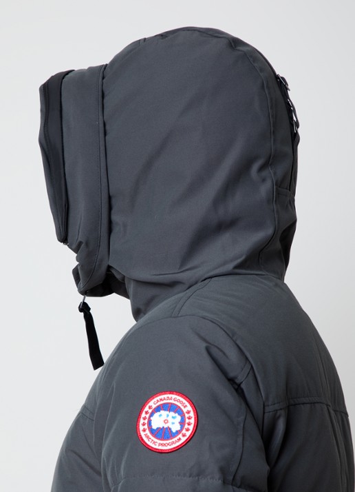 Canada Goose Macmillan gewatteerde parka met donsvulling en steekzakken - detail 2 donkergrijs