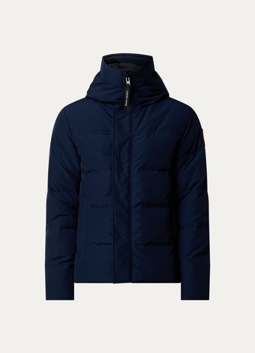 Canada Goose Macmillan gewatteerde parka met donsvulling en steekzakken - voorkant 5 donkerblauw