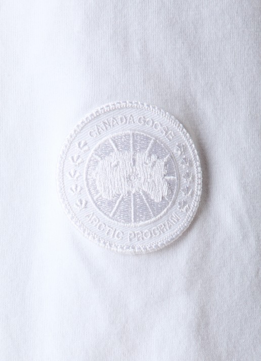 Canada Goose Novo T-shirt met logo  - detail 5 gebroken wit