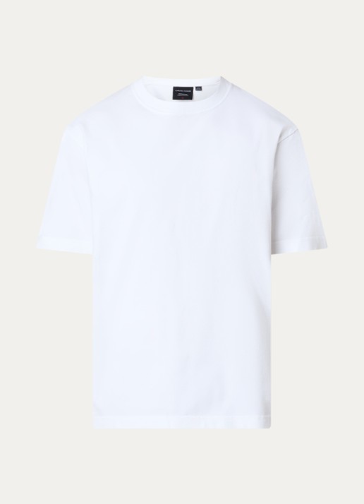 Canada Goose Novo T-shirt met logo  - voorkant gebroken wit