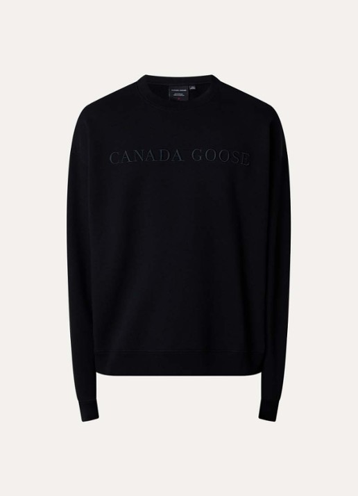 Canada Goose Rove sweater met logo - voorkant zwart