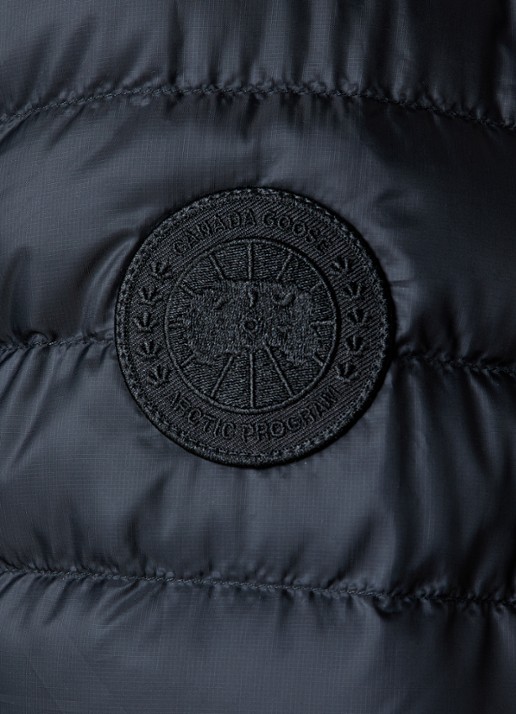 Canada Goose Stratus gewatteerd jack met donsvulling en ristzakken - detail 6 zwart