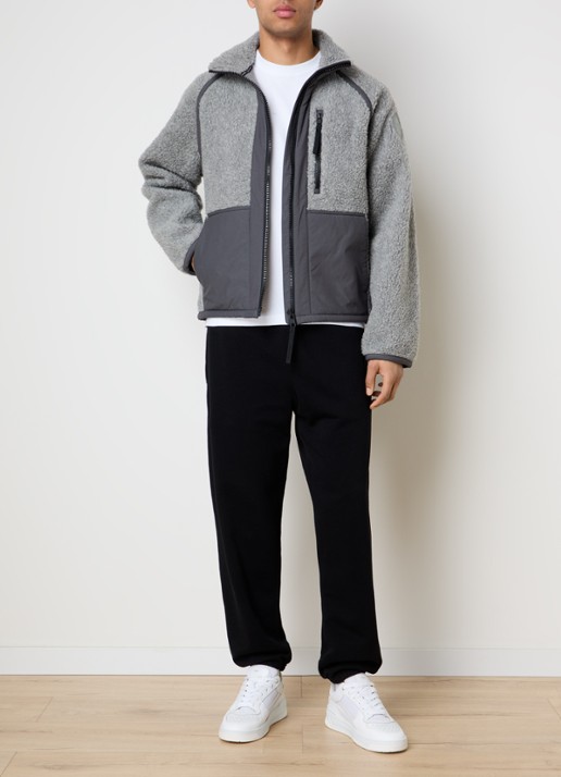 Canada Goose Westport jack van fleece met borst- en steekzakken - voorkant 6 grijs
