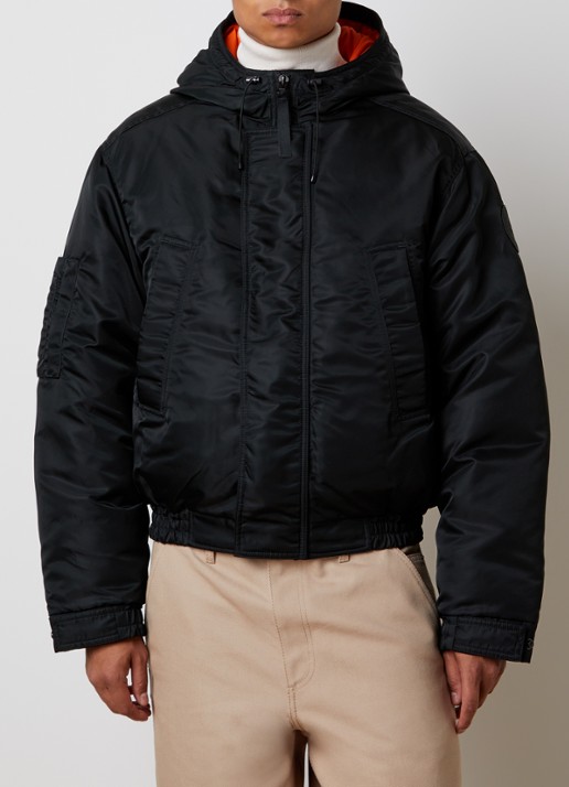 Canada Goose Windrow gewatteerd bomberjack met donsvulling en capuchon