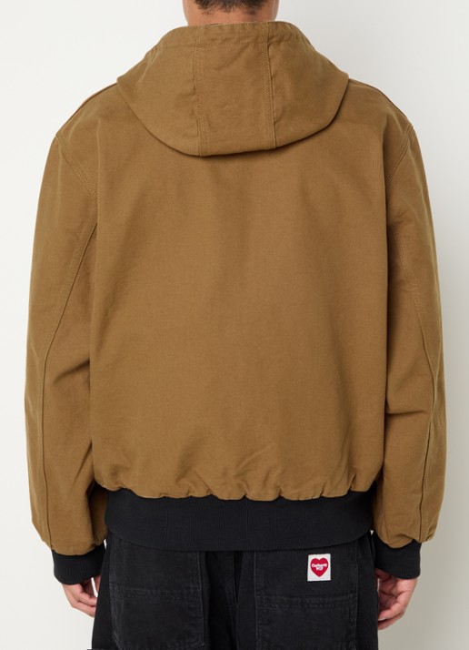 Carhartt WIP 50th Anniversary Edition Active reversible bomberjack met capuchon - achterkant camel