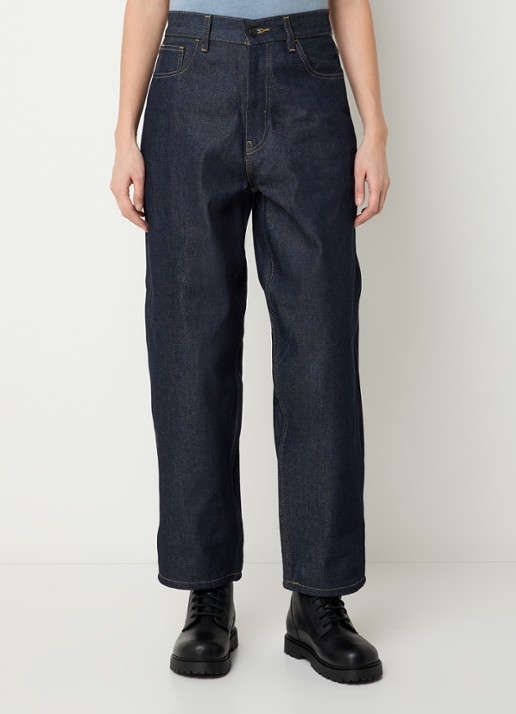 Carhartt WIP Brandon high waist wide leg jeans met steekzakken