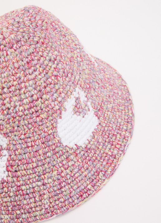 Carhartt WIP Bucket hoed met logo en gemêleerd dessin - detail multicolor