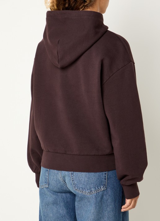 Carhartt WIP Casey hoodie met logo - achterkant 3 bruin