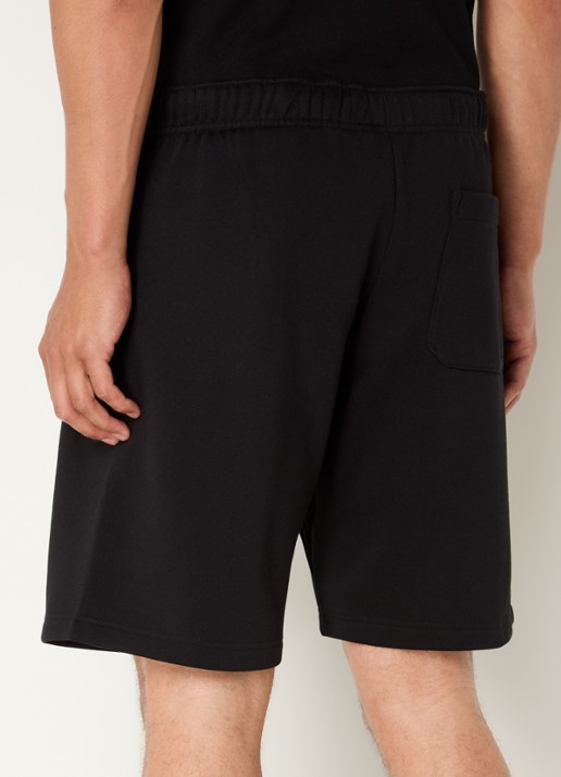Carhartt WIP Chase straight fit korte joggingbroek met steekzakken - achterkant 2 zwart