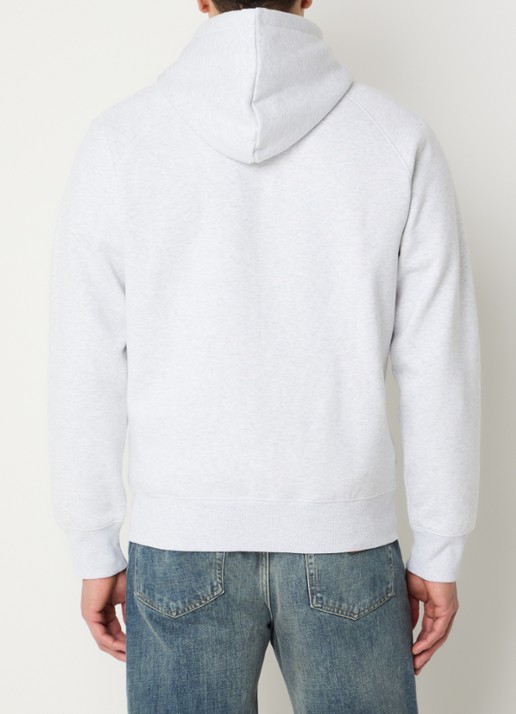Carhartt WIP Chase sweatvest met capuchon - achterkant 3 grijsmele