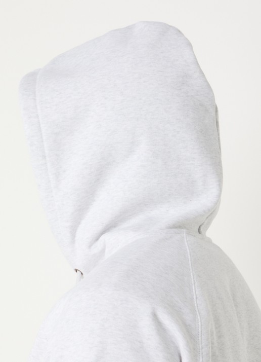 Carhartt WIP Chase sweatvest met capuchon - detail 5 grijsmele