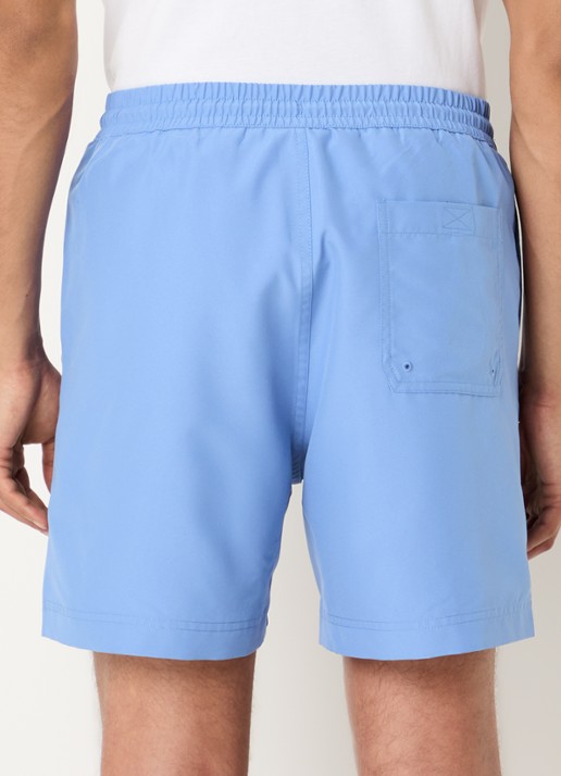 Carhartt WIP Chase zwemshorts met steekzakken - achterkant 4 blauw