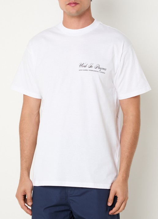 Carhartt WIP Cloud Heart T-shirt met print - achterkant wit