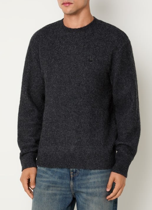 Carhartt WIP Curtis grofgebreide trui in wolblend met ronde hals