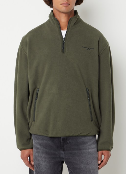 Carhartt WIP Edmore sweater van teddy met opstaande kraag