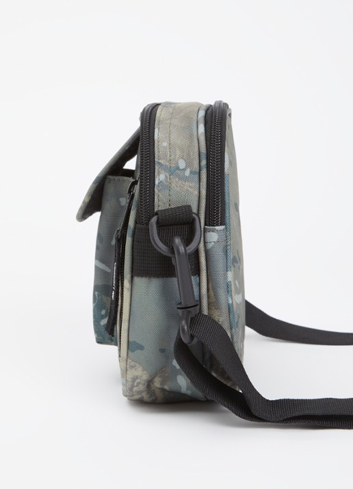 Carhartt WIP Essentials Small crossbodytas met logo - detail 4 legergroen