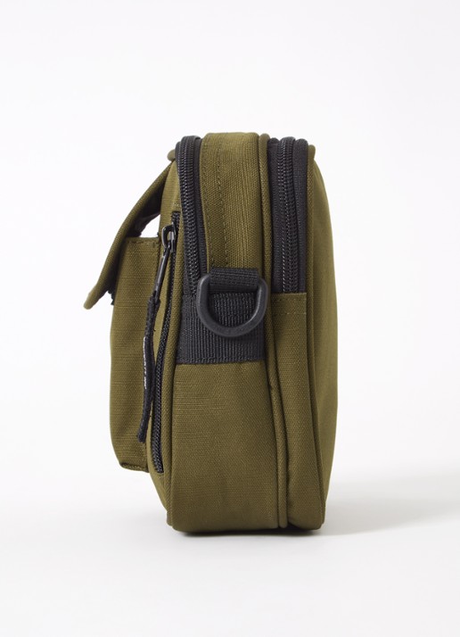 Carhartt WIP Essentials Small crossbodytas met logo - detail 7 legergroen