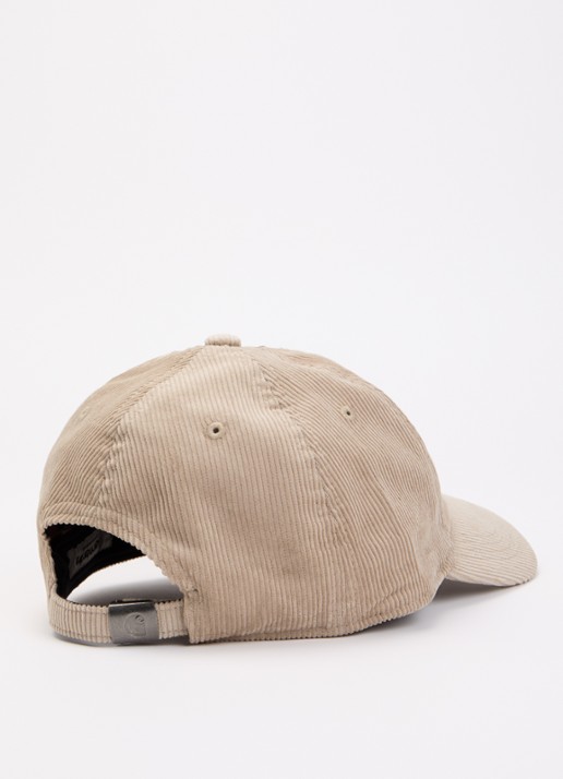 Carhartt WIP Harlem pet van corduroy met logoborduring - detail khaki