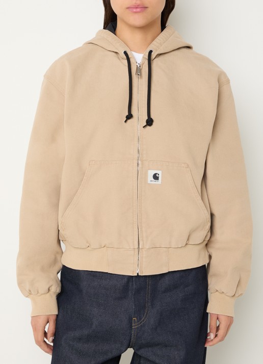 Carhartt WIP Jack met capuchon en logo