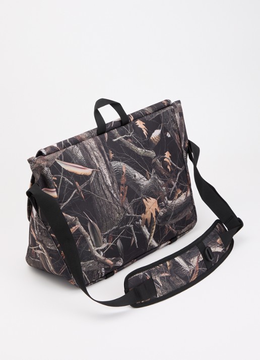 Carhartt WIP Jake crossbodytas met logo en verstelbare schouderriem - achterkant 2 zwart