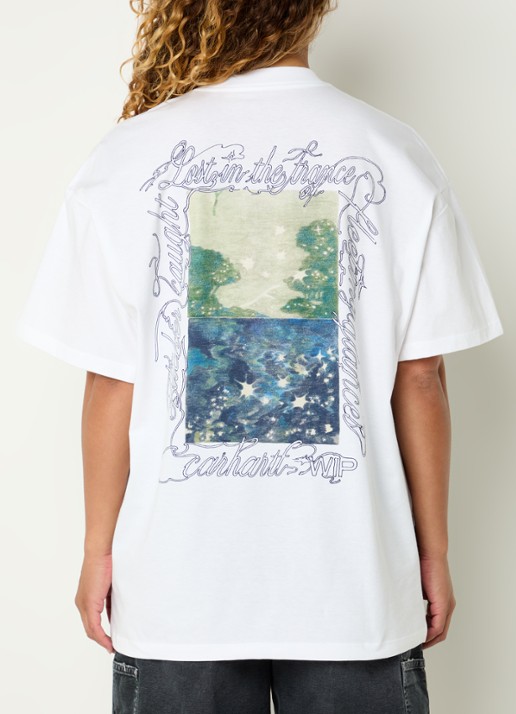 Carhartt WIP Julia T-shirt met logo- en backprint