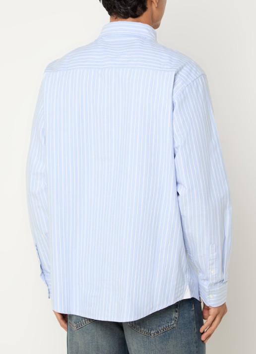 Carhartt WIP Kanan overhemd met borstzak - achterkant blauwgrijs