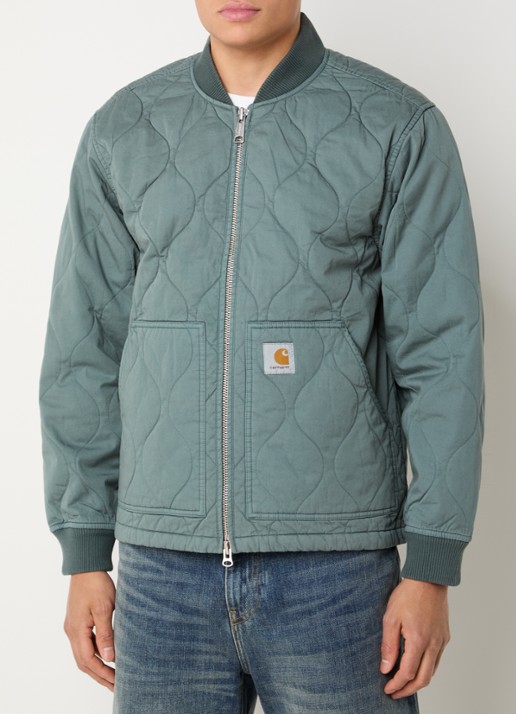 Carhartt WIP Kylan jack met quilt patroon en steekzakken