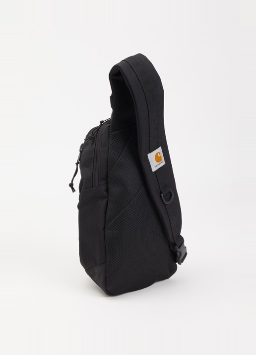 Carhartt WIP Kyle schoudertas met logo en verstelbare schouderriem - achterkant 4 zwart